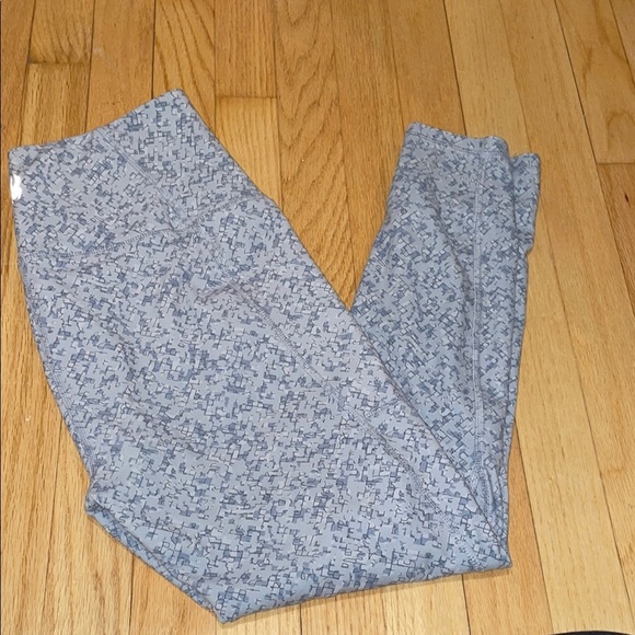 Spyder Pants - Spyder Blue and Gray Leggings with Tapered Fit
